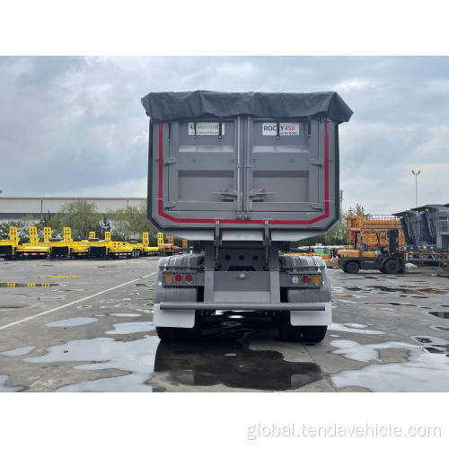  4 axles 4 Axles Tipper Rear Dump Semi Trailer Manufactory